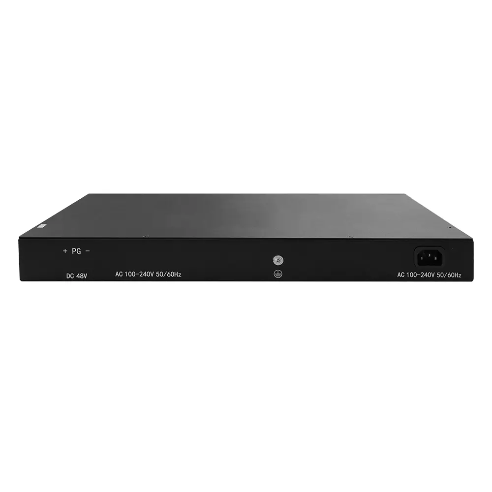 OLT EPon 8 Port 10G SFP back side