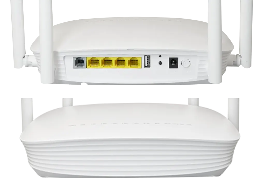 ONU modem with wifi 6 router